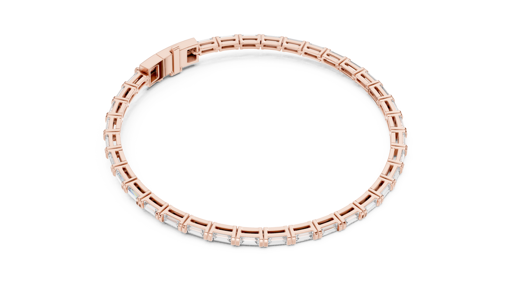 Baguette Diamond Tennis Bracelet Corvexa Jewellery