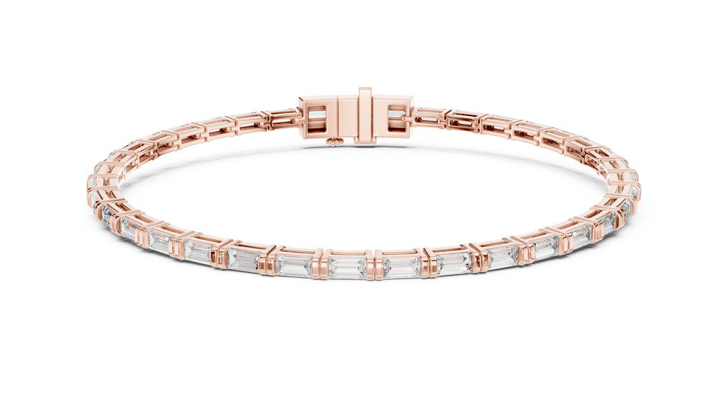 Baguette Diamond Tennis Bracelet Corvexa Jewellery