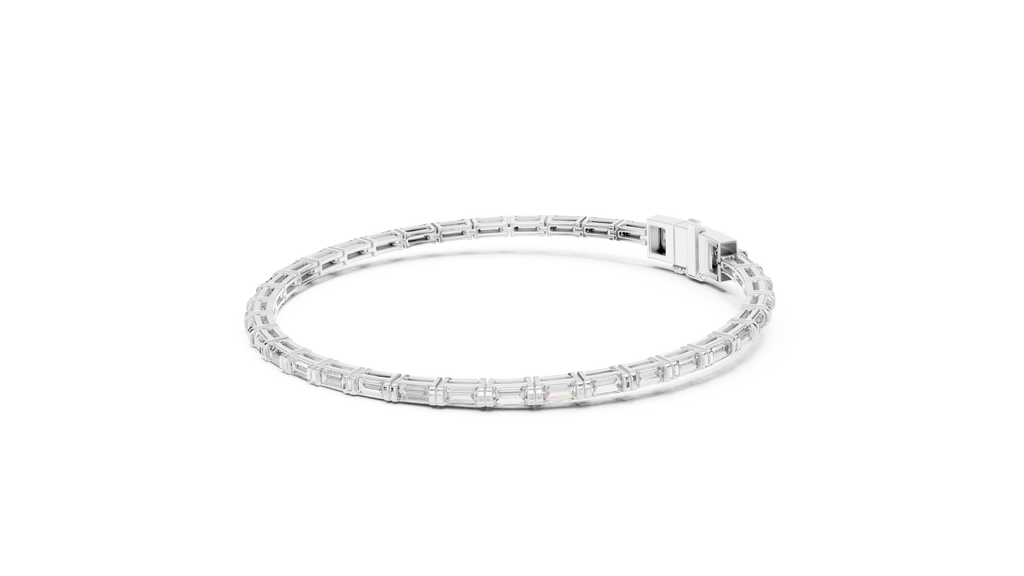 Baguette Diamond Tennis Bracelet Corvexa Jewellery