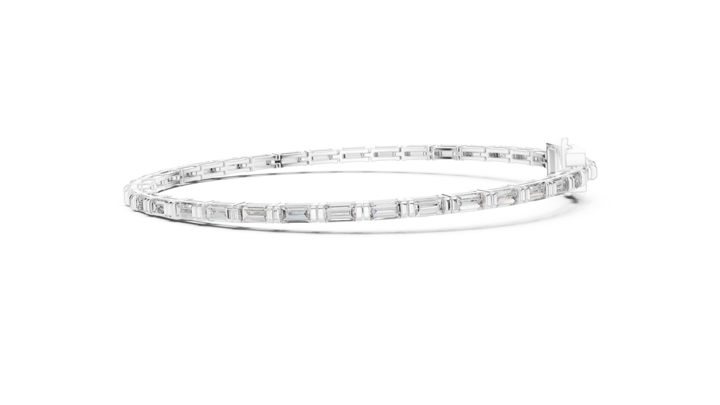 Baguette Diamond Tennis Bracelet Corvexa Jewellery