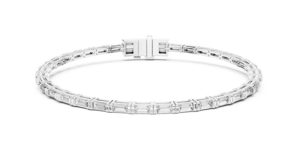 Baguette Diamond Tennis Bracelet Corvexa Jewellery