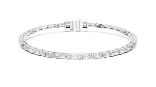 Baguette Diamond Tennis Bracelet Corvexa Jewellery