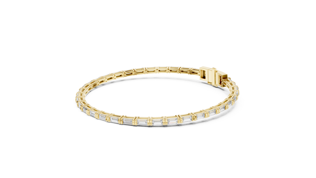 Baguette Diamond Tennis Bracelet Corvexa Jewellery