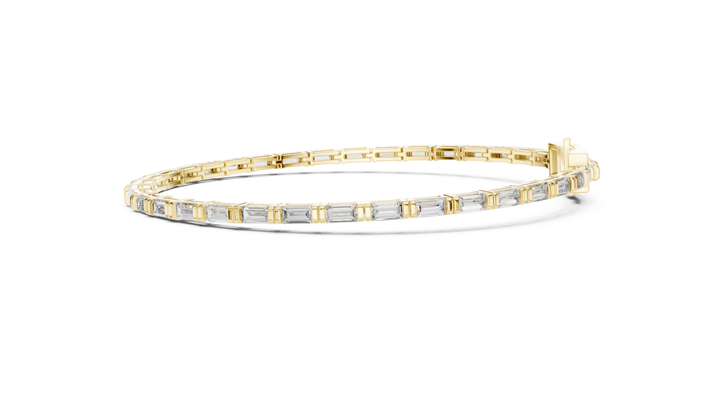 Baguette Diamond Tennis Bracelet Corvexa Jewellery