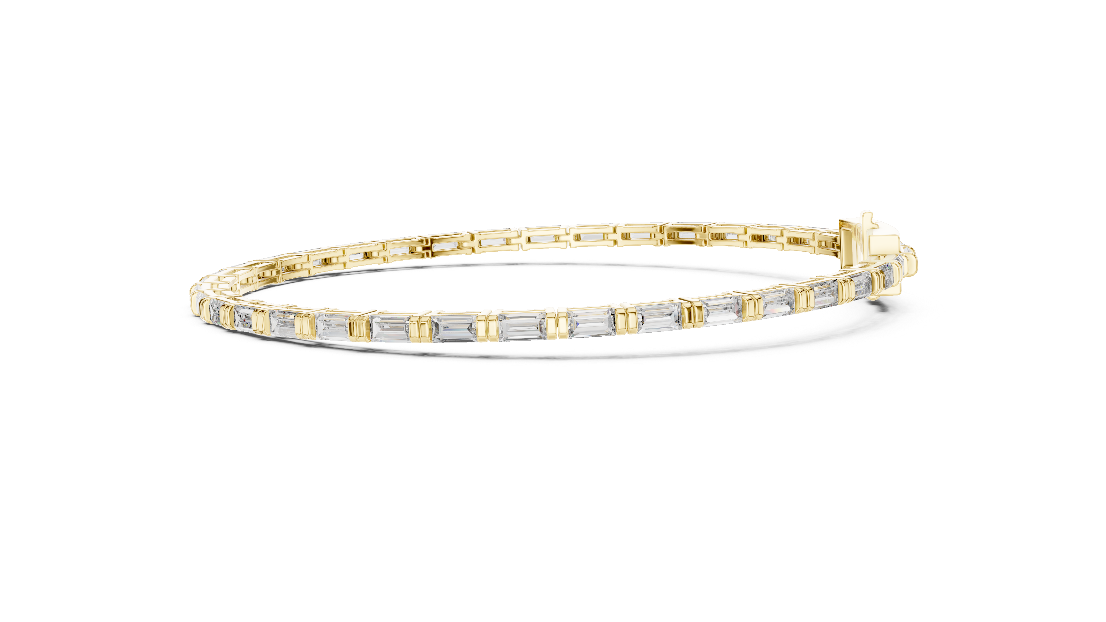 Baguette Diamond Tennis Bracelet Corvexa Jewellery
