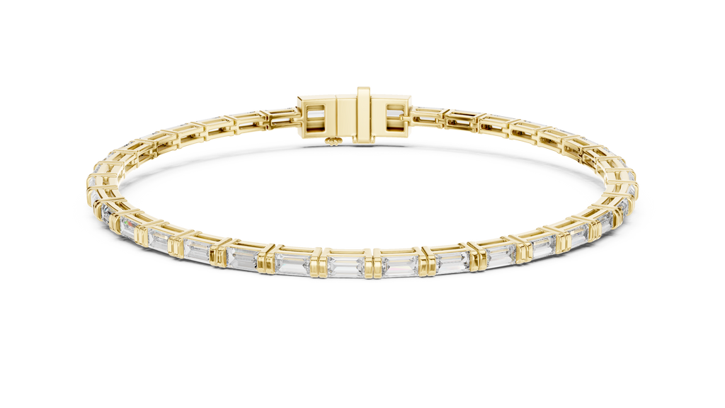 Baguette Diamond Tennis Bracelet Corvexa Jewellery
