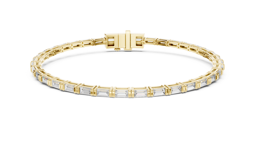 Baguette Diamond Tennis Bracelet Corvexa Jewellery