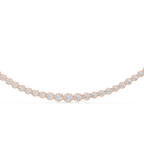 Bezel Set Diamond Tennis Necklace
