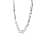 Bezel Set Diamond Tennis Necklace