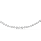 Bezel Set Diamond Tennis Necklace