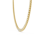 Bezel Set Diamond Tennis Necklace