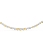 Bezel Set Diamond Tennis Necklace
