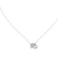Toi et Moi Emerald & Pear Pendant Necklace Corvexa Jewellery