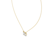 Toi et Moi Emerald & Pear Pendant Necklace Corvexa Jewellery