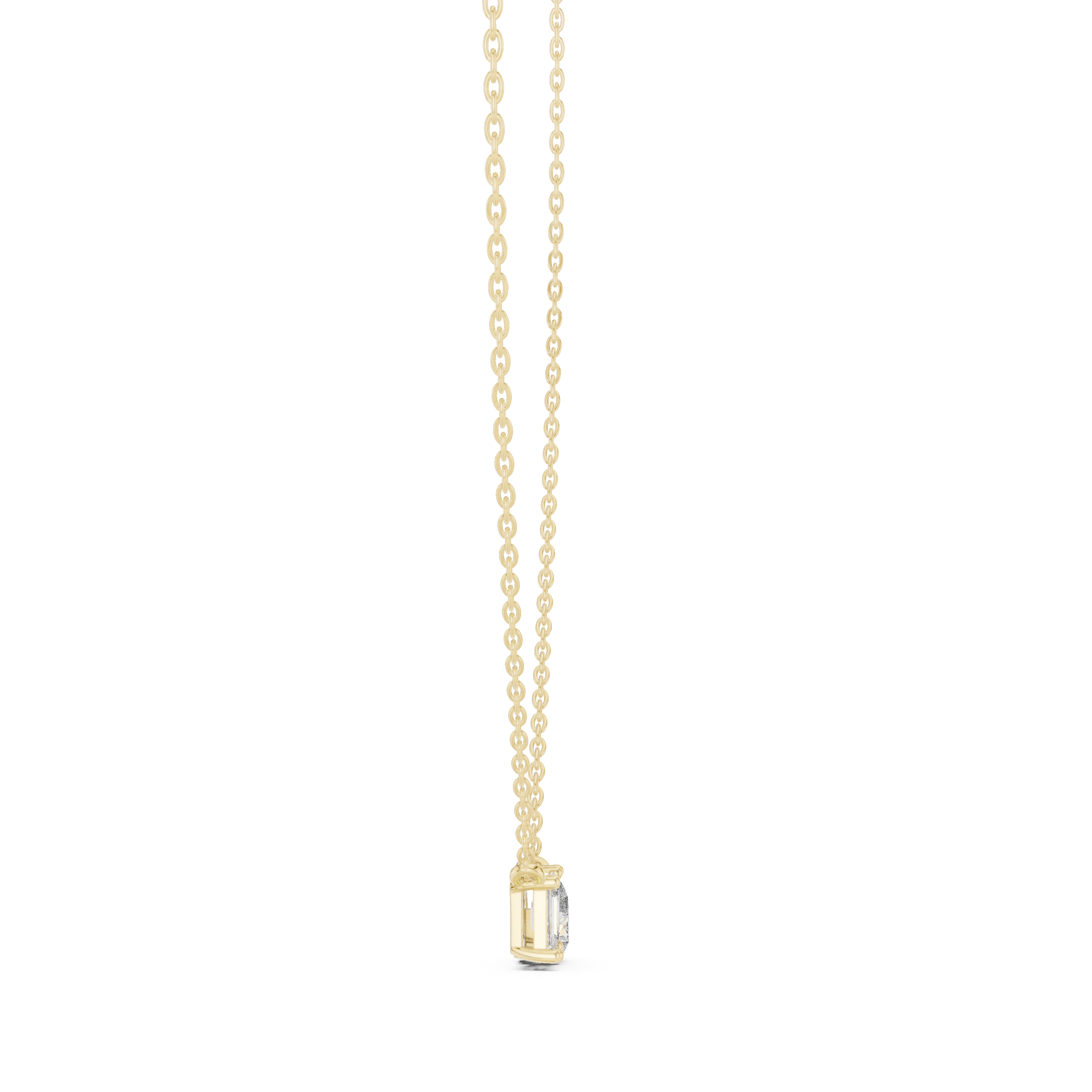 Toi et Moi Emerald & Pear Pendant Necklace Corvexa Jewellery