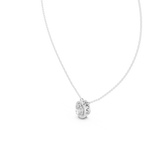 Oval Halo Diamond Pendant Corvexa Jewellery