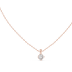 Cushion Cut Solitaire Diamond Pendant