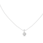 Cushion Cut Solitaire Diamond Pendant