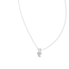 Cushion Cut Solitaire Diamond Pendant
