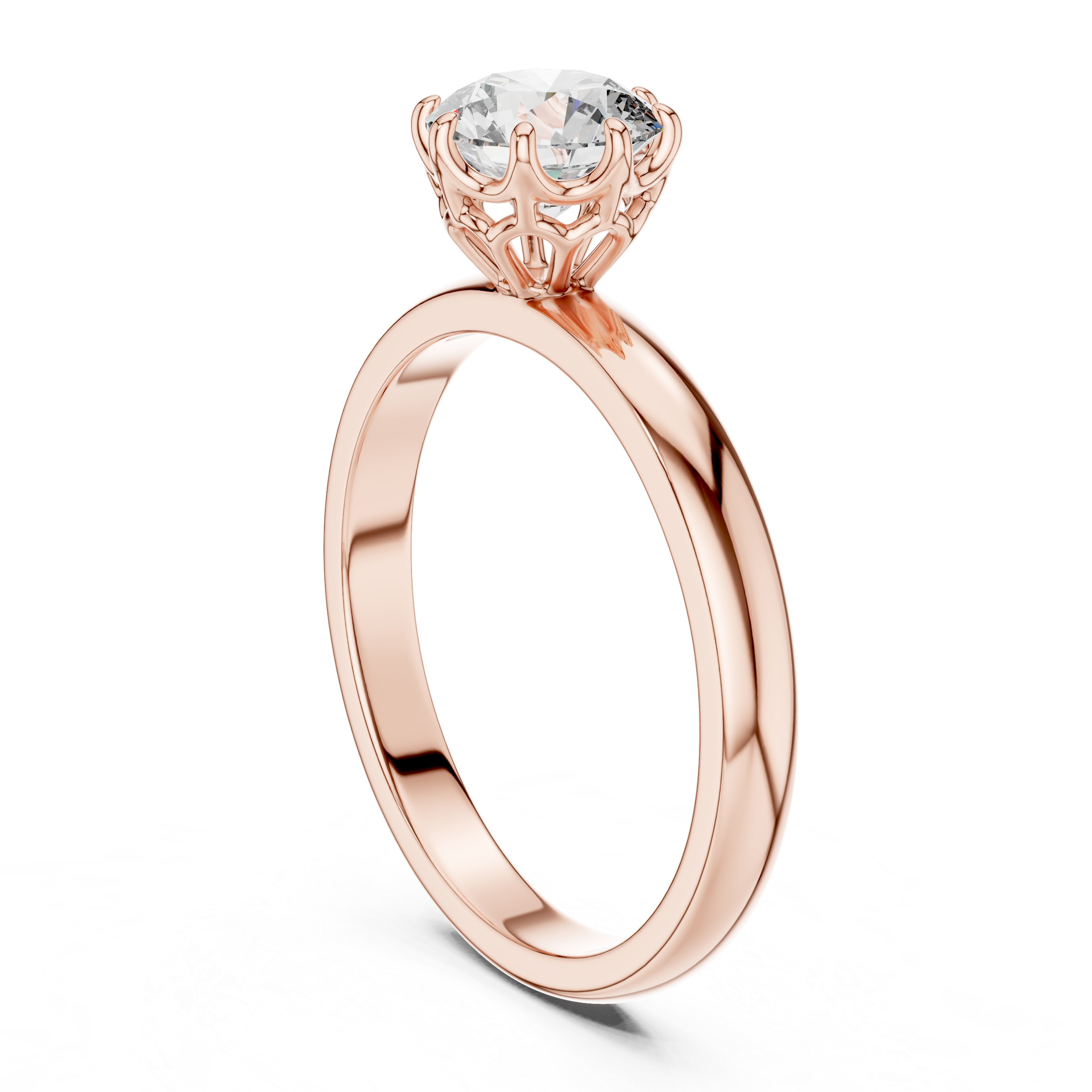 Round Solitaire Diamond Ring