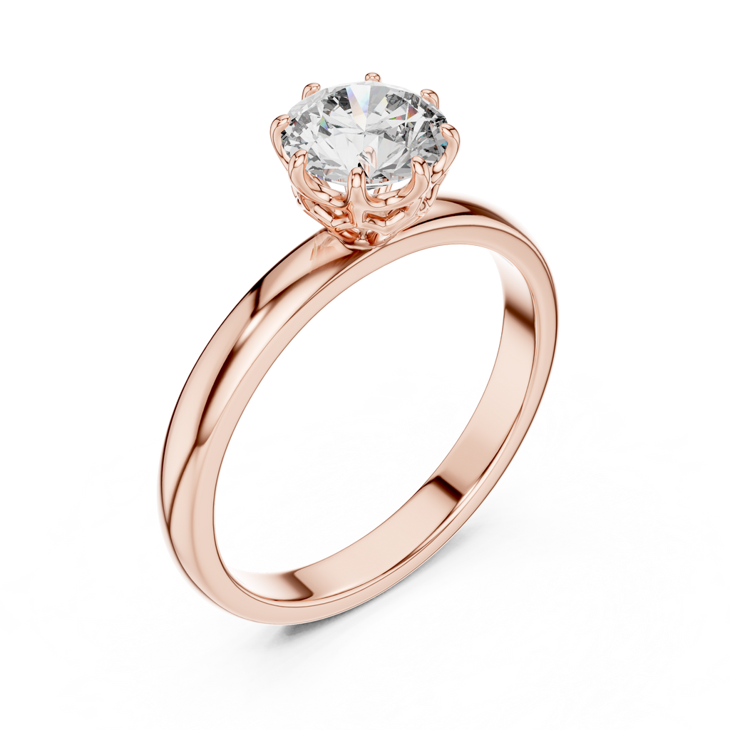 Round Solitaire Diamond Ring