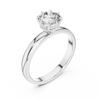 Round Solitaire Diamond Ring