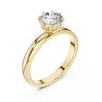 Round Solitaire Diamond Ring