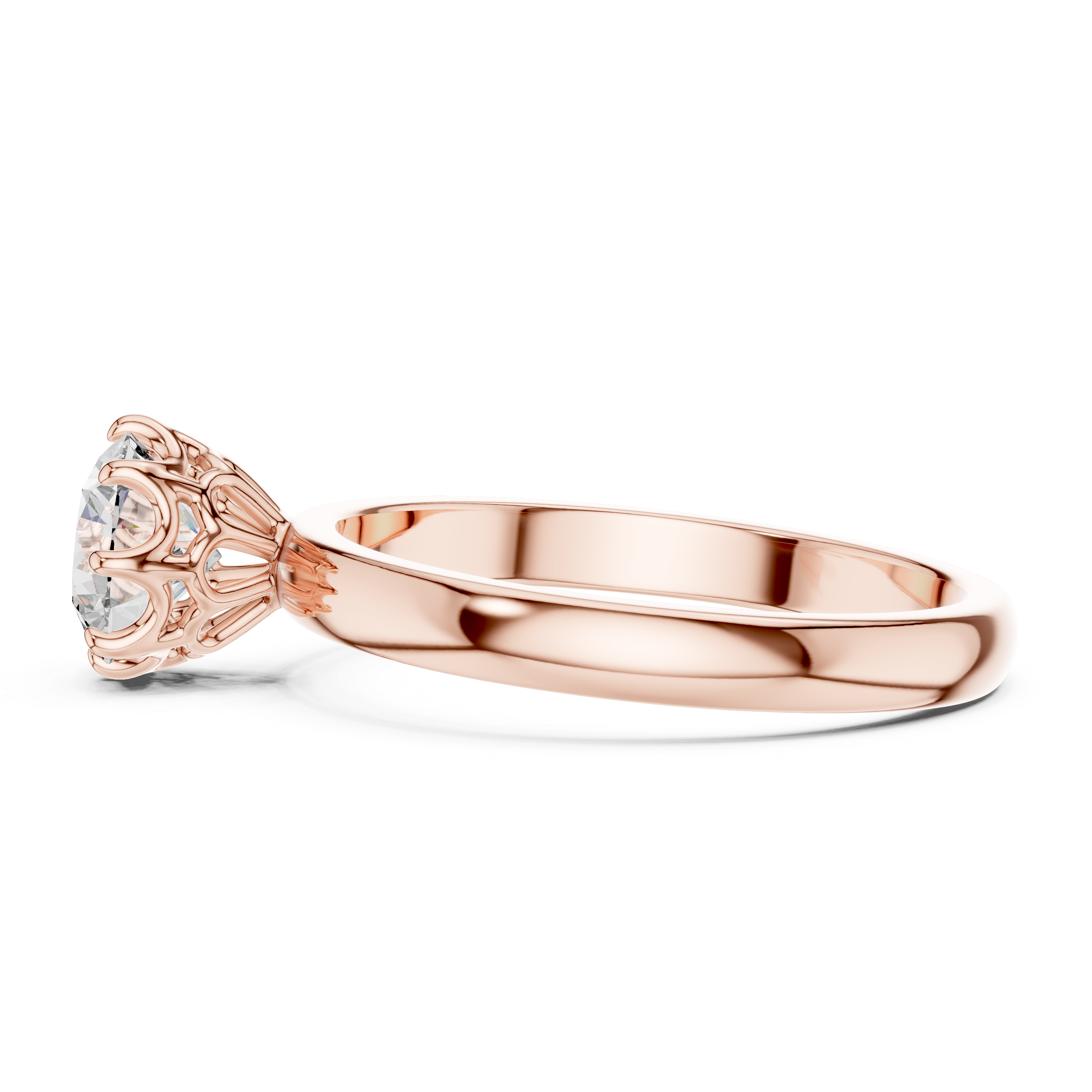 Round Solitaire Diamond Ring