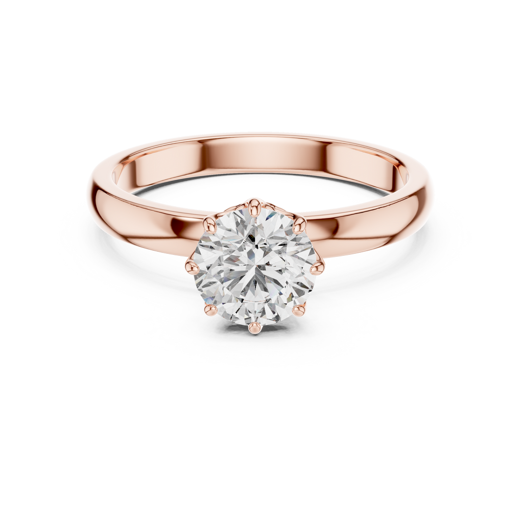 Round Solitaire Diamond Ring