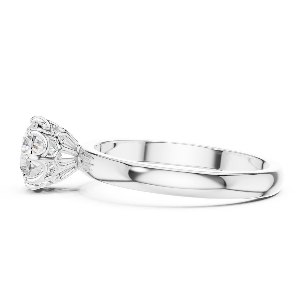 Round Solitaire Diamond Ring