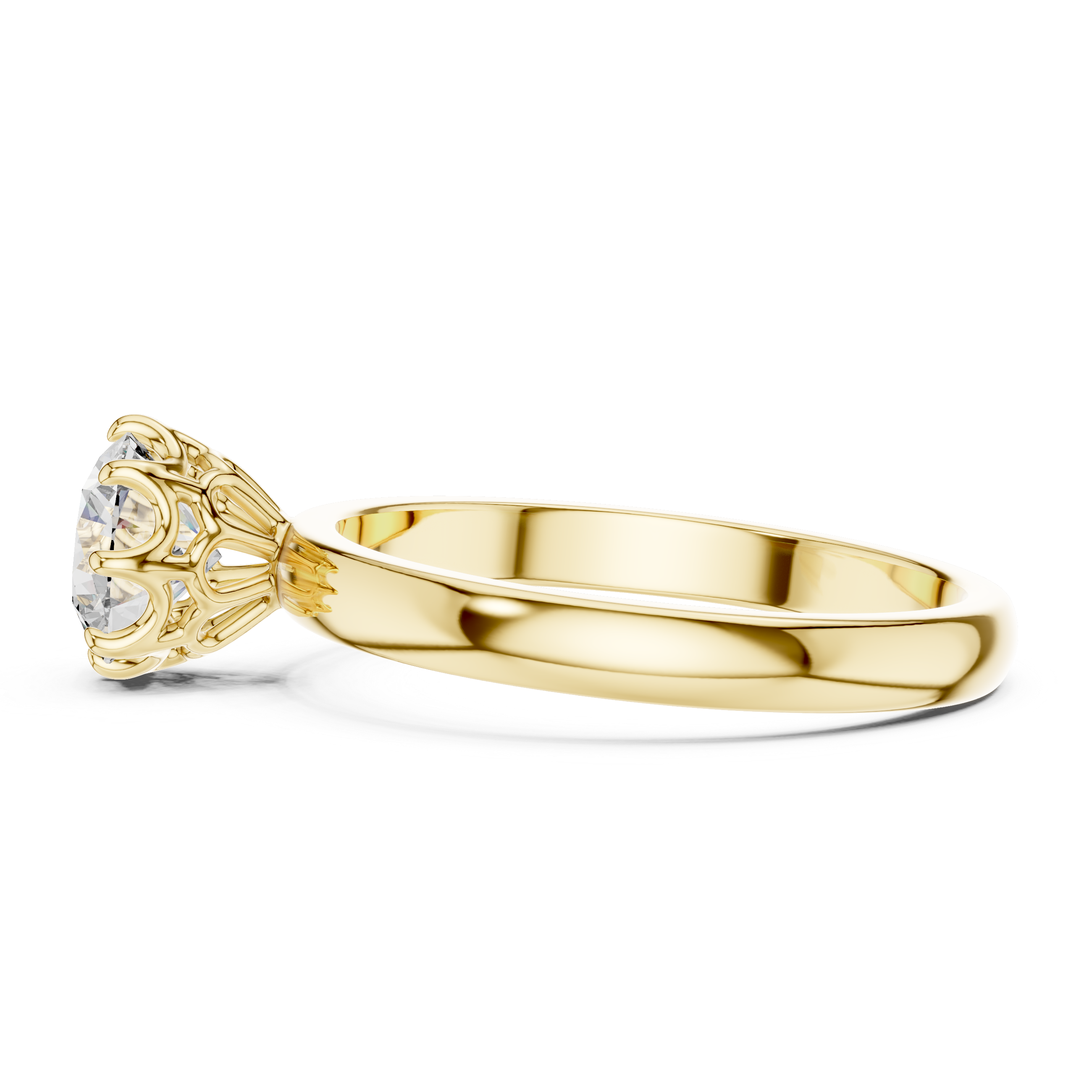Round Solitaire Diamond Ring