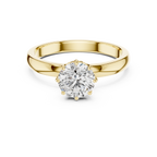 Round Solitaire Diamond Ring