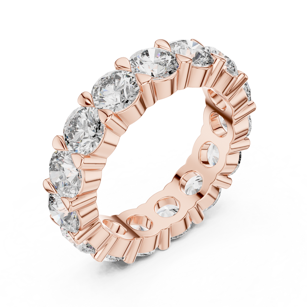 Round Diamond Eternity Band Ring