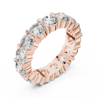 Round Diamond Eternity Band Ring