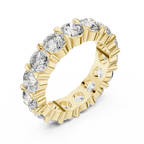 Round Diamond Eternity Band Ring