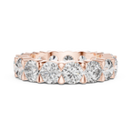 Round Diamond Eternity Band Ring