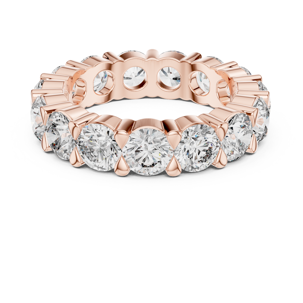 Round Diamond Eternity Band Ring