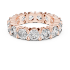Round Diamond Eternity Band Ring