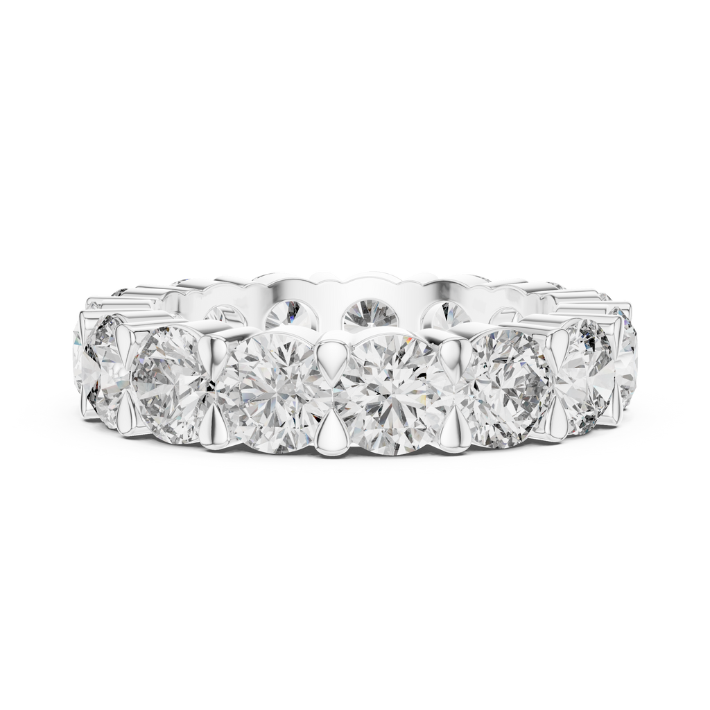 Round Diamond Eternity Band Ring