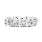 Round Diamond Eternity Band Ring