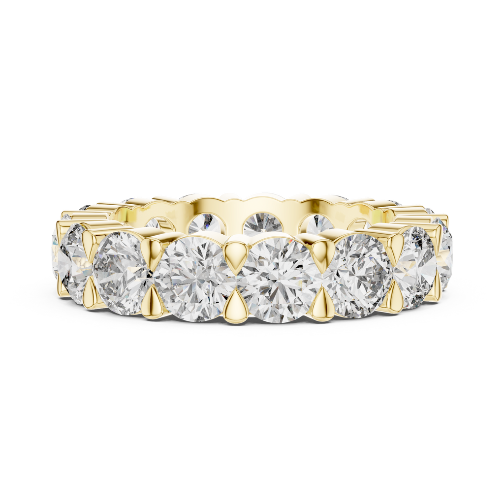 Round Diamond Eternity Band Ring