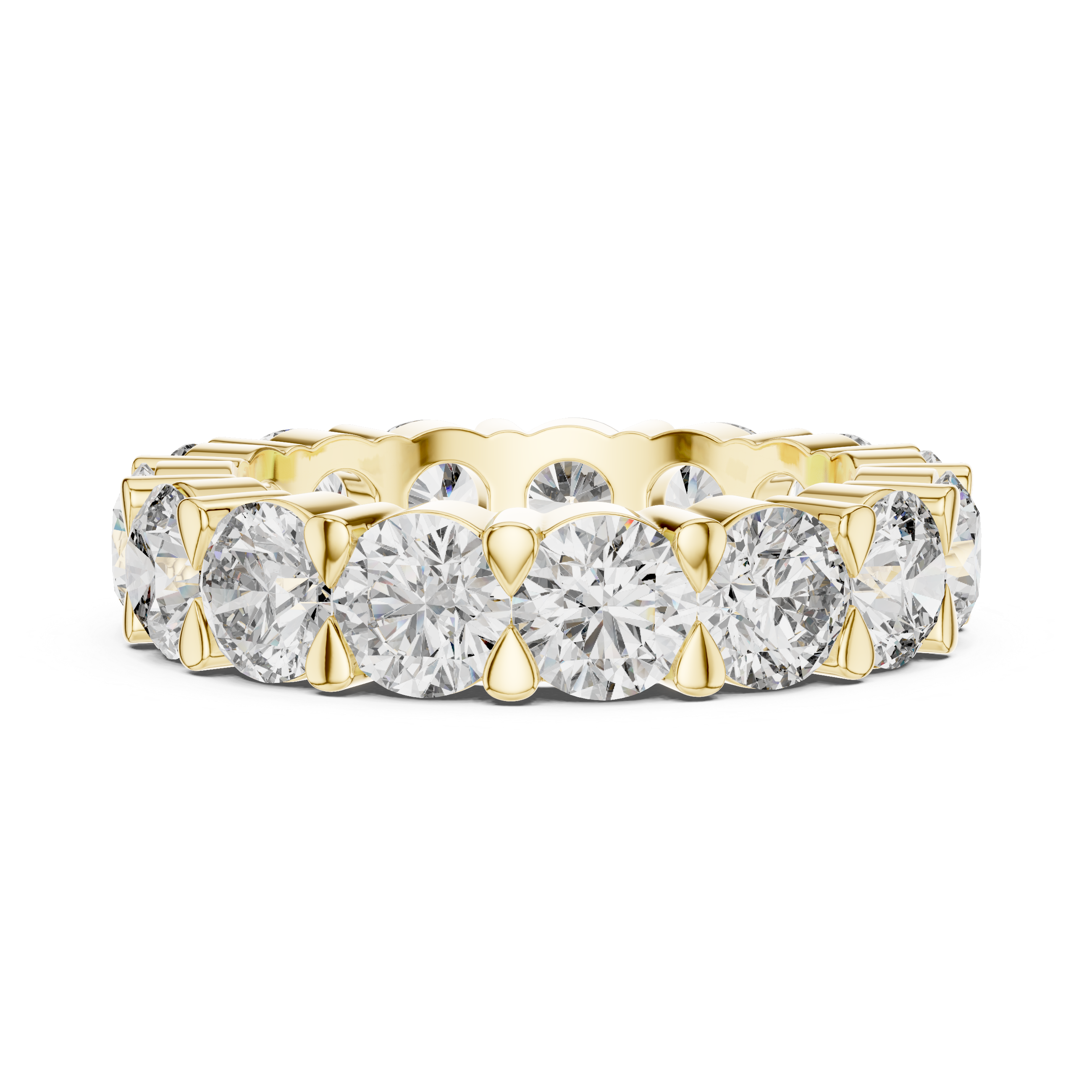 Round Diamond Eternity Band Ring