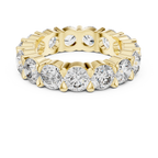 Round Diamond Eternity Band Ring