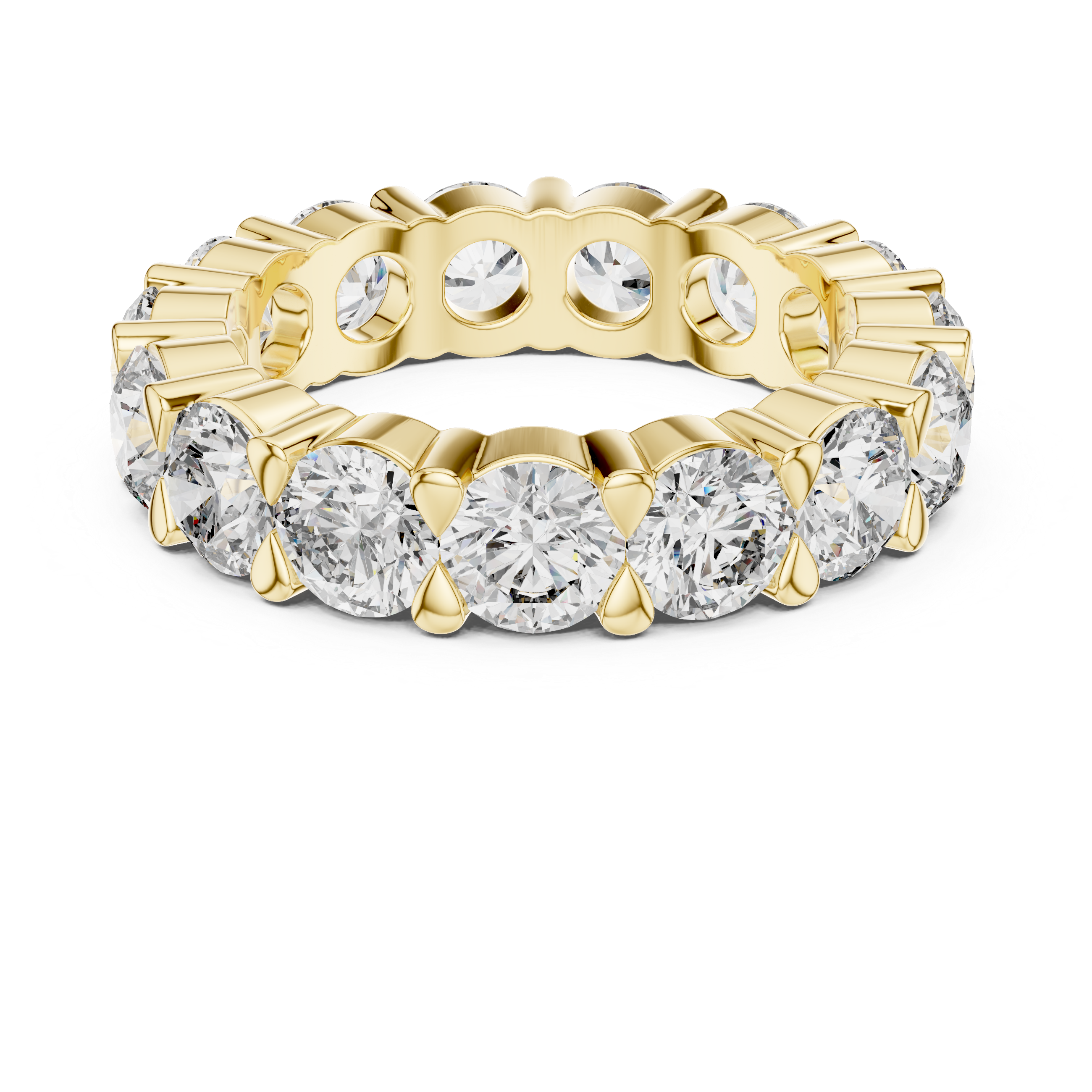 Round Diamond Eternity Band Ring