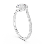 Round Halo Diamond Ring