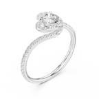 Round Halo Diamond Ring