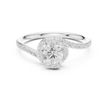 Round Halo Diamond Ring