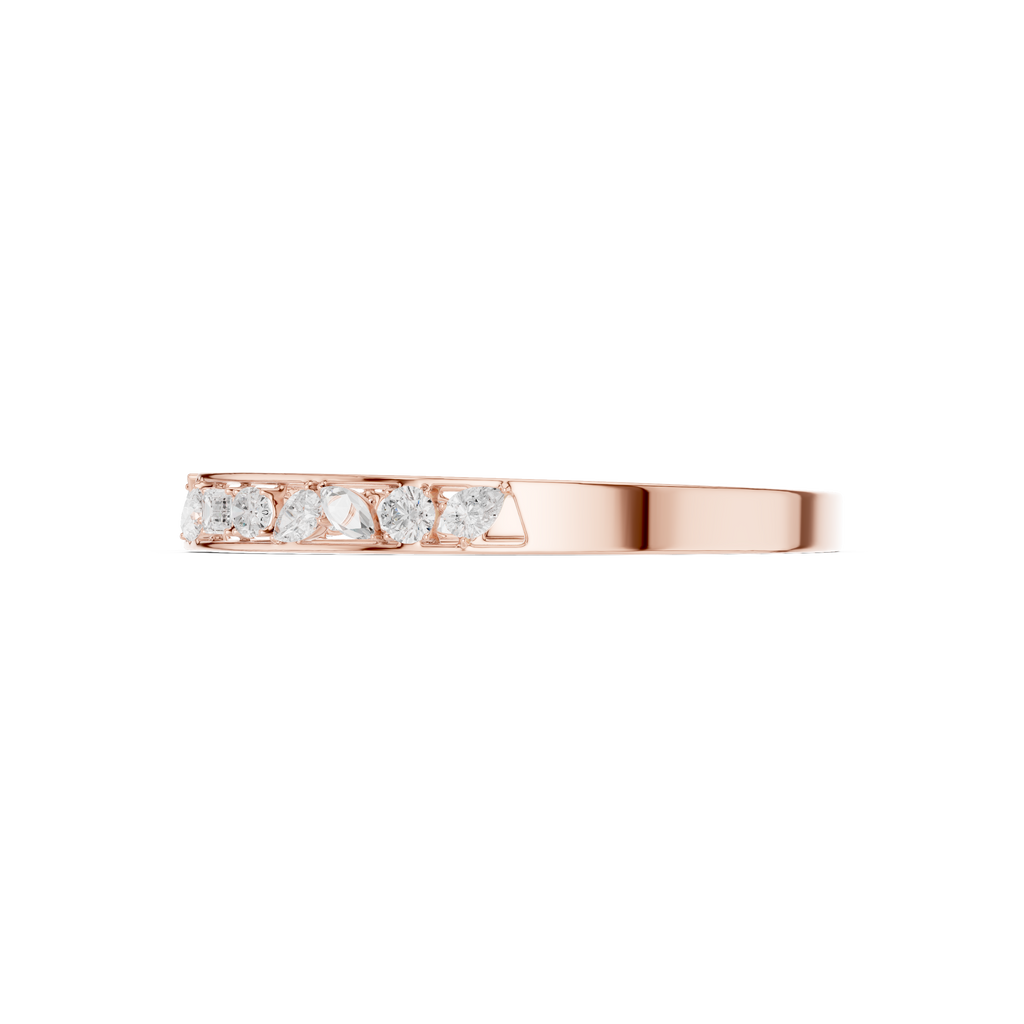 Multi-Shape Diamond Open Cuff Bracelet Corvexa Jewellery
