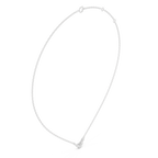 Pear Bezel Diamond Necklace Corvexa Jewellery