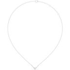 Pear Bezel Diamond Necklace Corvexa Jewellery